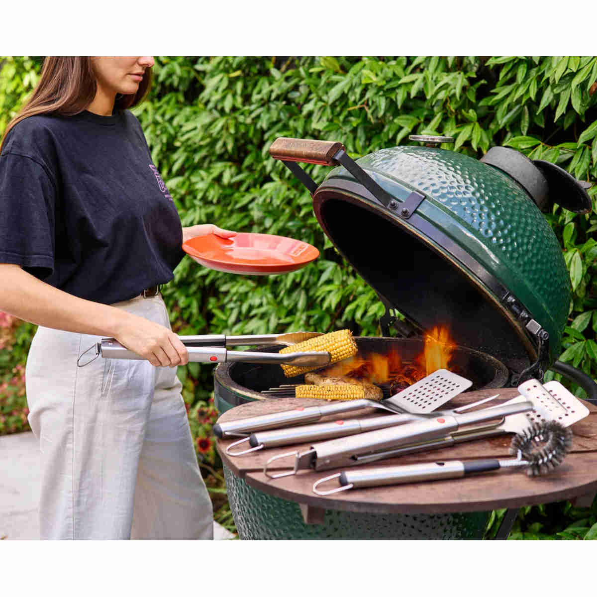 Joseph Joseph GrillOut™ Stainless-Steel BBQ Turner & Tongs Set 2-Piece