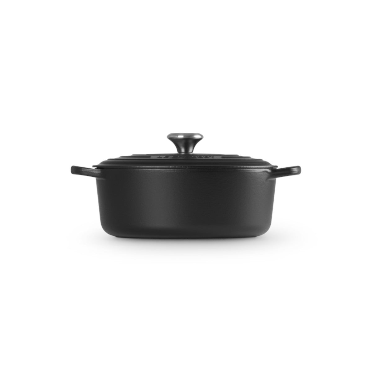Le Creuset Signature Cast Iron Oval Casserole Satin Black 27cm (4.1L)