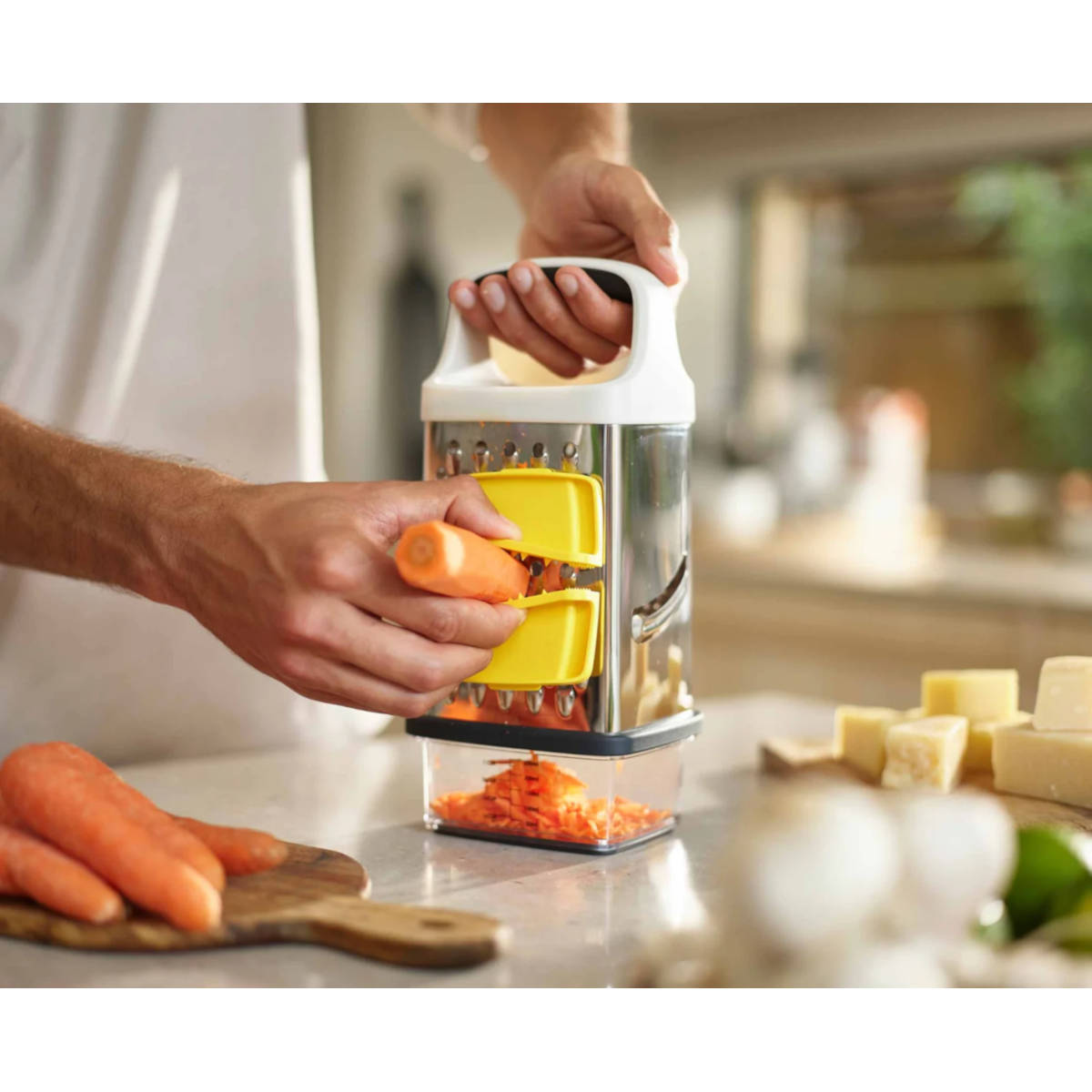 Joseph Joseph Multi Grip Box Grater Yellow