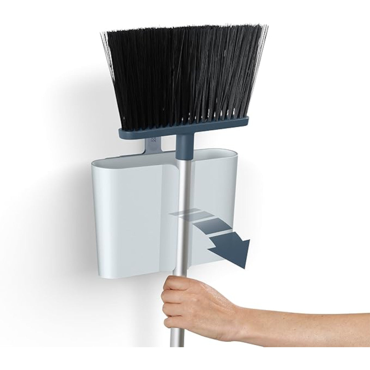 Joseph Joseph CleanStore Wall-mounted Broom Blue