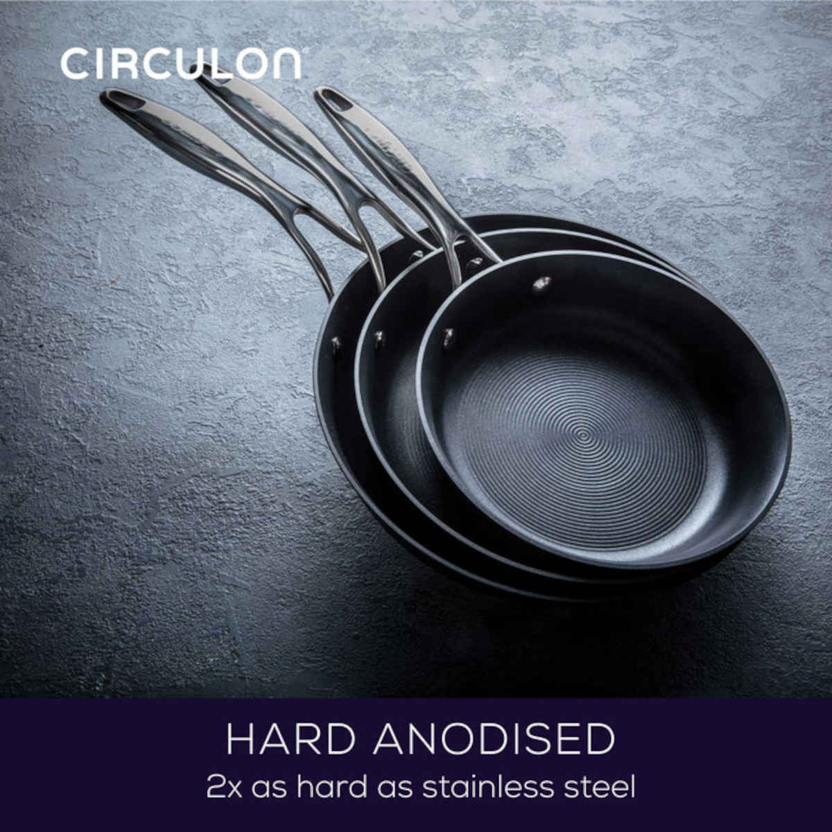 Circulon Style Frypan Triple Pack