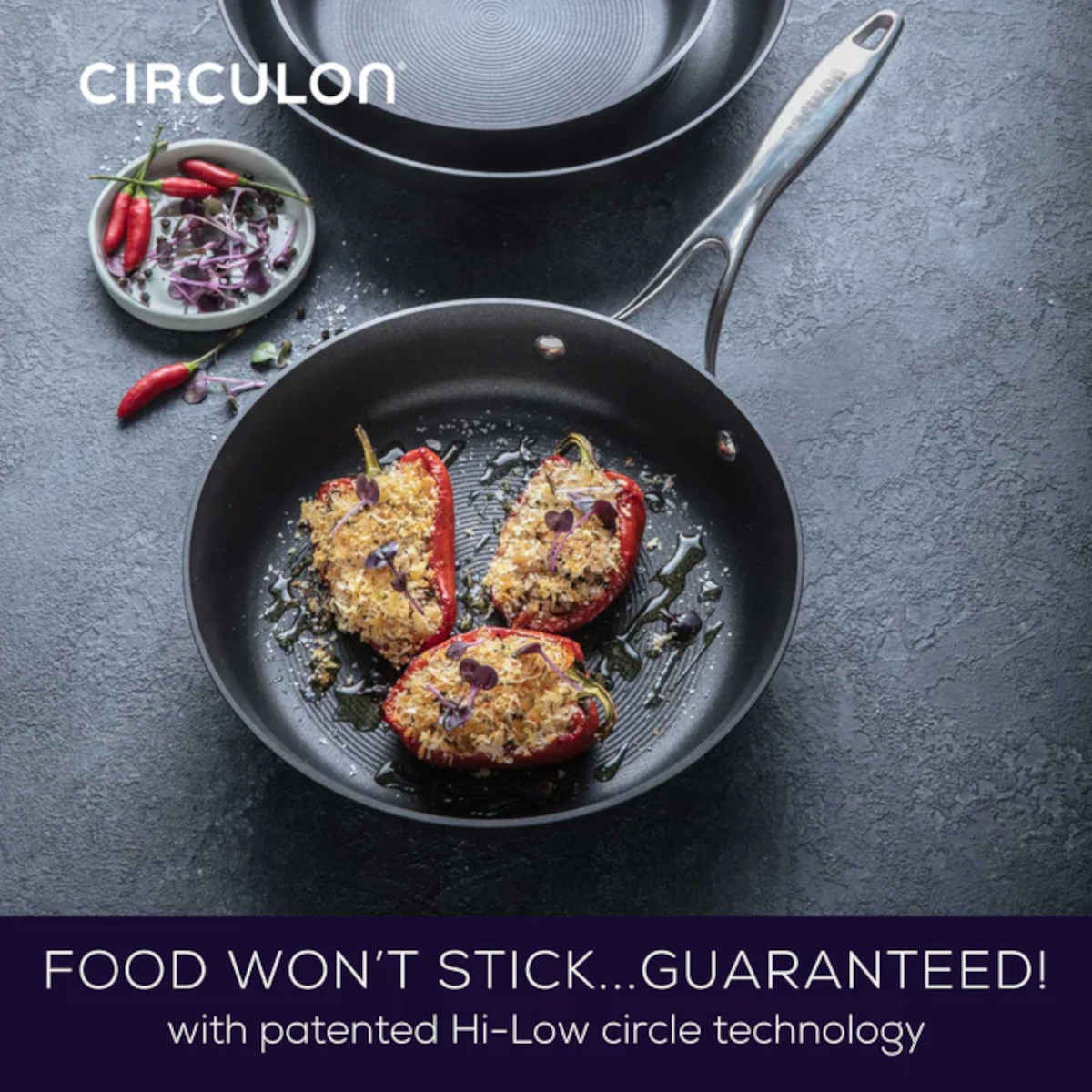 Circulon Style Frypan Triple Pack