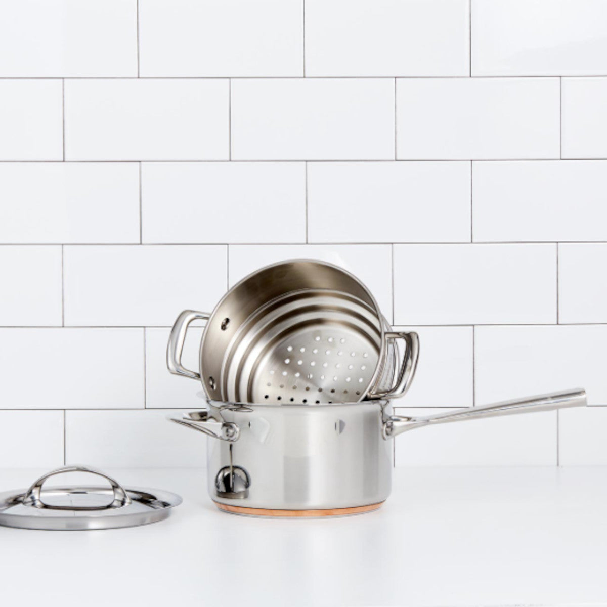 Essteele Stainless Steel Universal Steamer Insert 16/18/20cm
