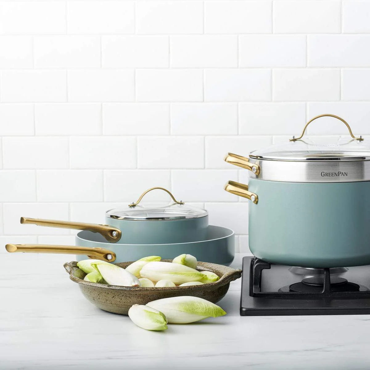 GreenPan Padova Frypan Smokey Sky Blue 20cm