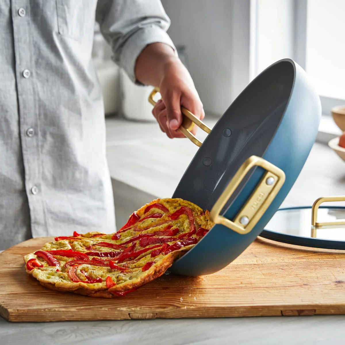 GreenPan™ Stanley Tucci™ Ceramic Nonstick Frypan Venetian Teal 30cm