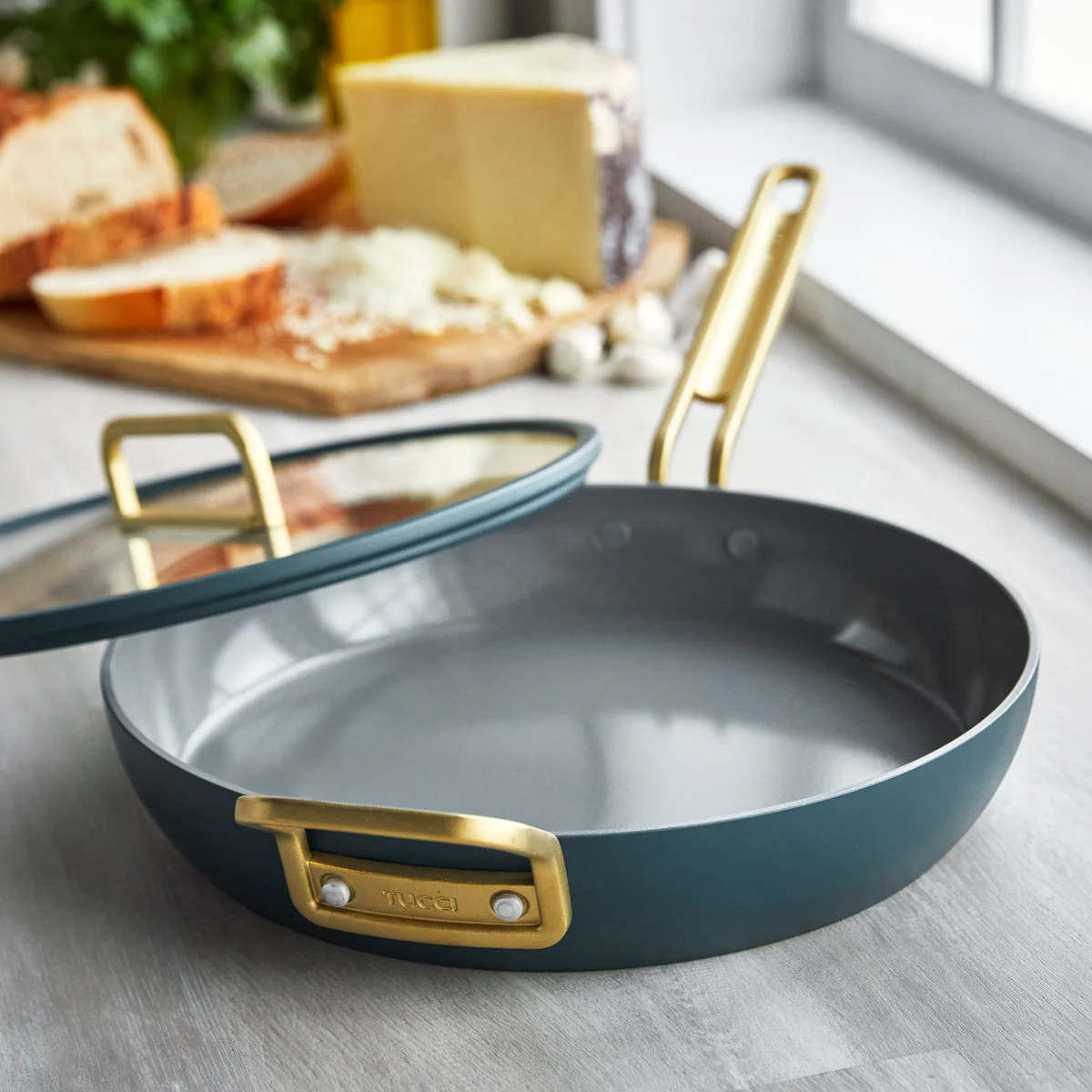 GreenPan™ Stanley Tucci™ Ceramic Nonstick Frypan Venetian Teal 30cm