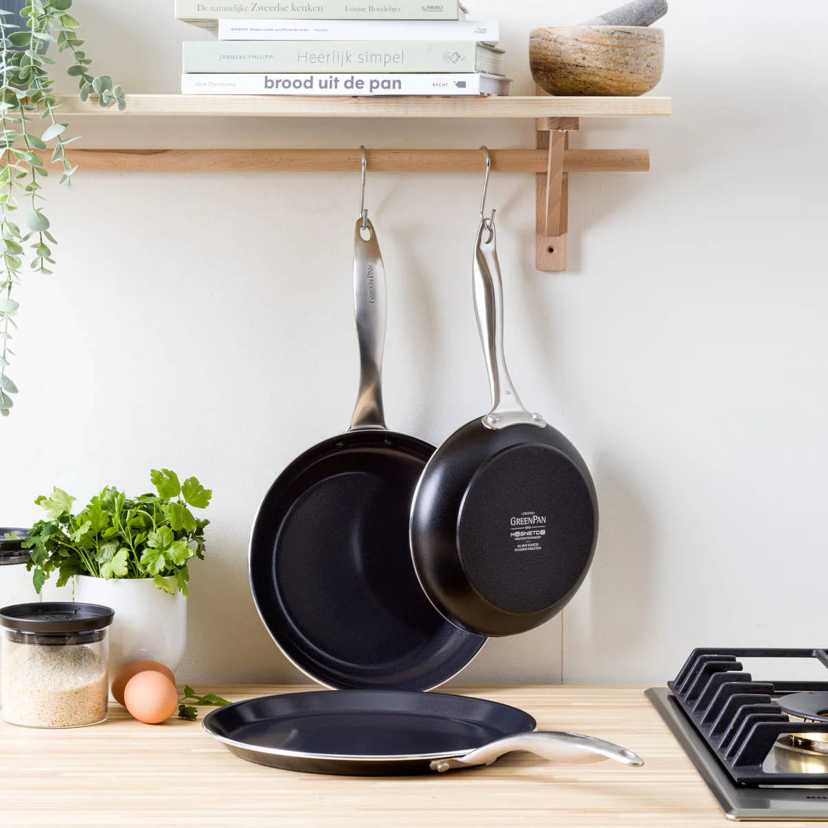 Greenpan Royal Pancake Pan Black 28cm