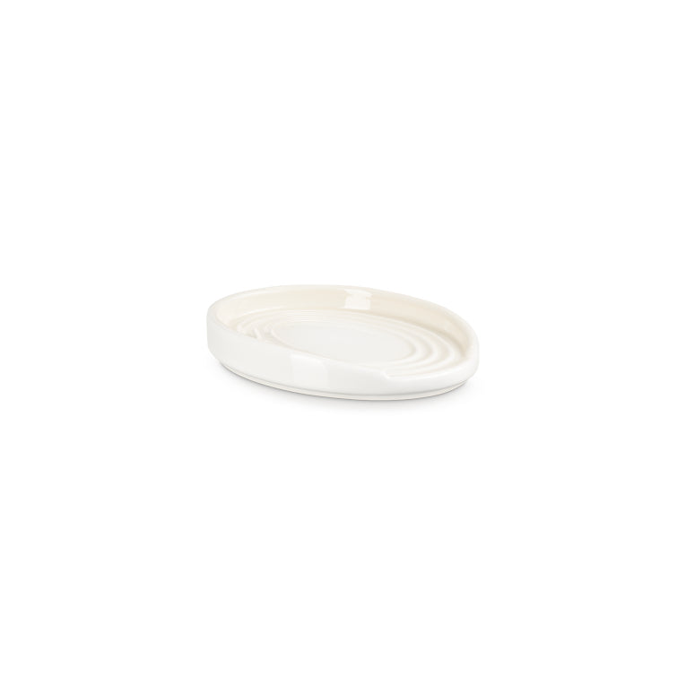 Le Creuset Oval Spoon Rest Meringue 15cm