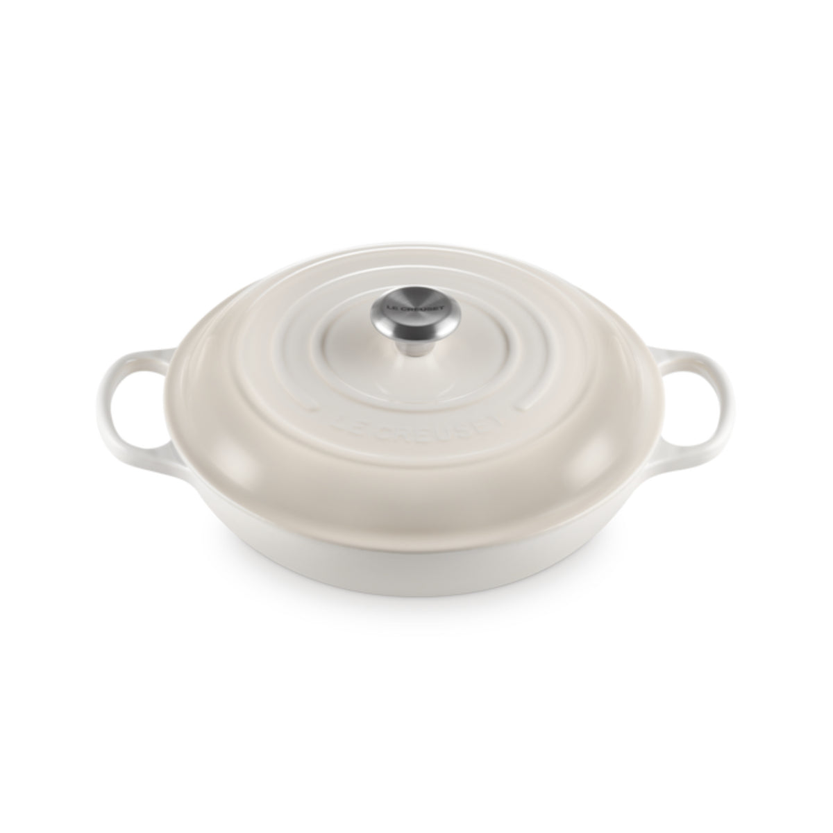 Le Creuset Signature Shallow Casserole Meringue 30cm (3.5L)