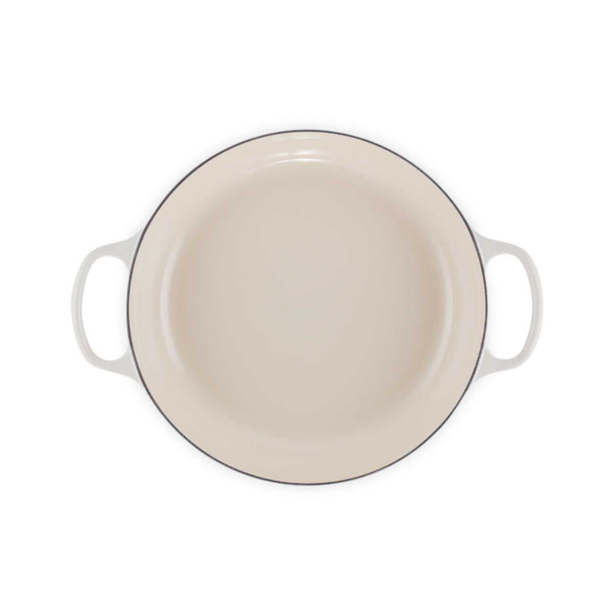 Le Creuset Signature Shallow Casserole Meringue 30cm (3.5L)