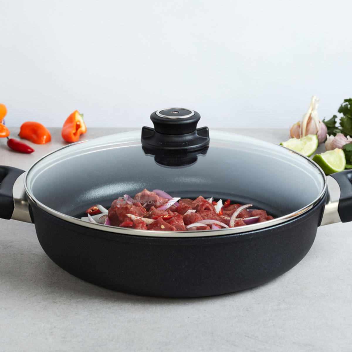 Swiss Diamond XD Classic Induction Sauteuse with Lid 32cm