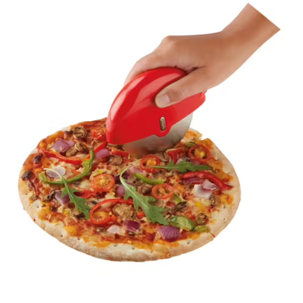 Zyliss Pizza Wheel & Slicer Red