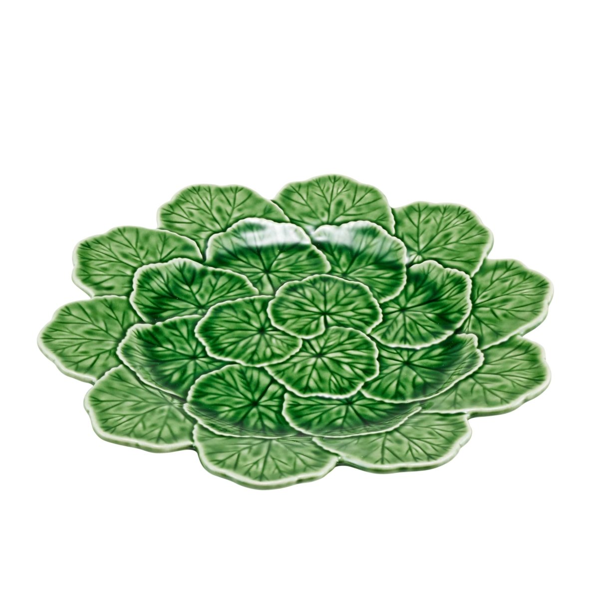 Bordallo Pinheiro Geranium Charger Plate Green 33cm