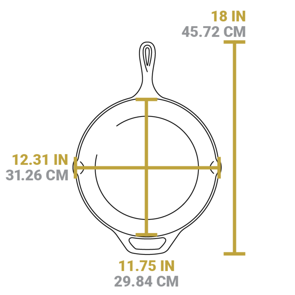 Lodge Cast Iron Skillet 30.5cm