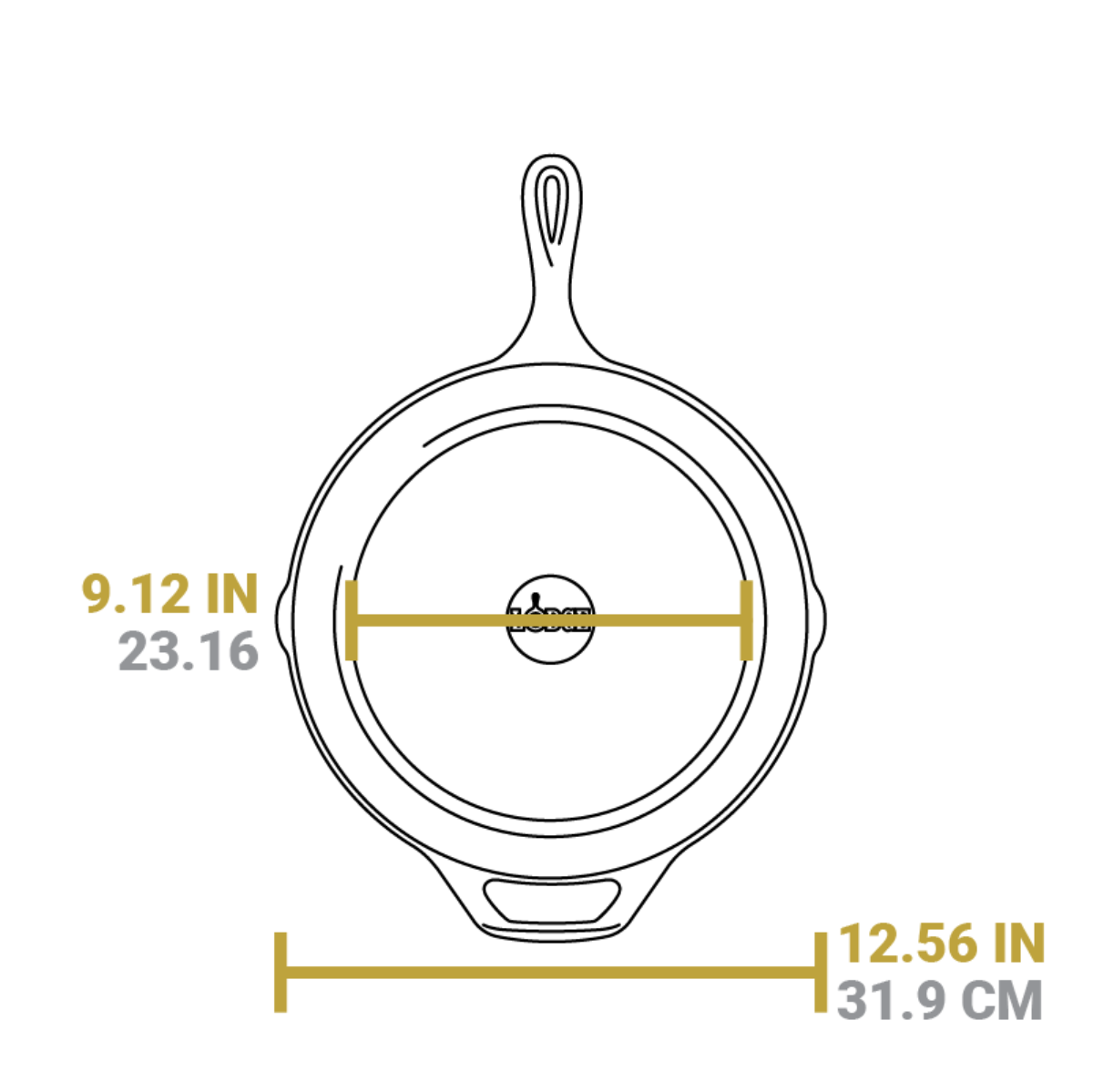 Lodge Cast Iron Skillet 30.5cm