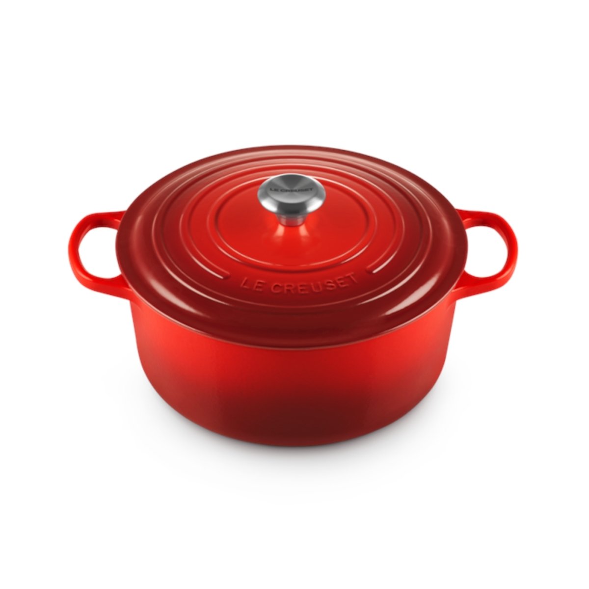 Le Creuset Signature Cast Iron Round Casserole Cerise 28cm (6.7L)