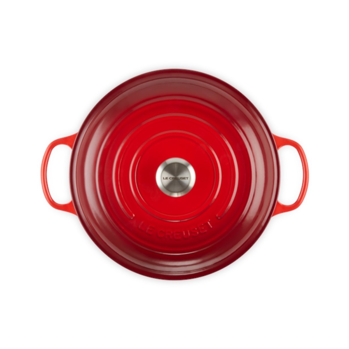Le Creuset Signature Shallow Casserole Cerise 30cm (3.5L)