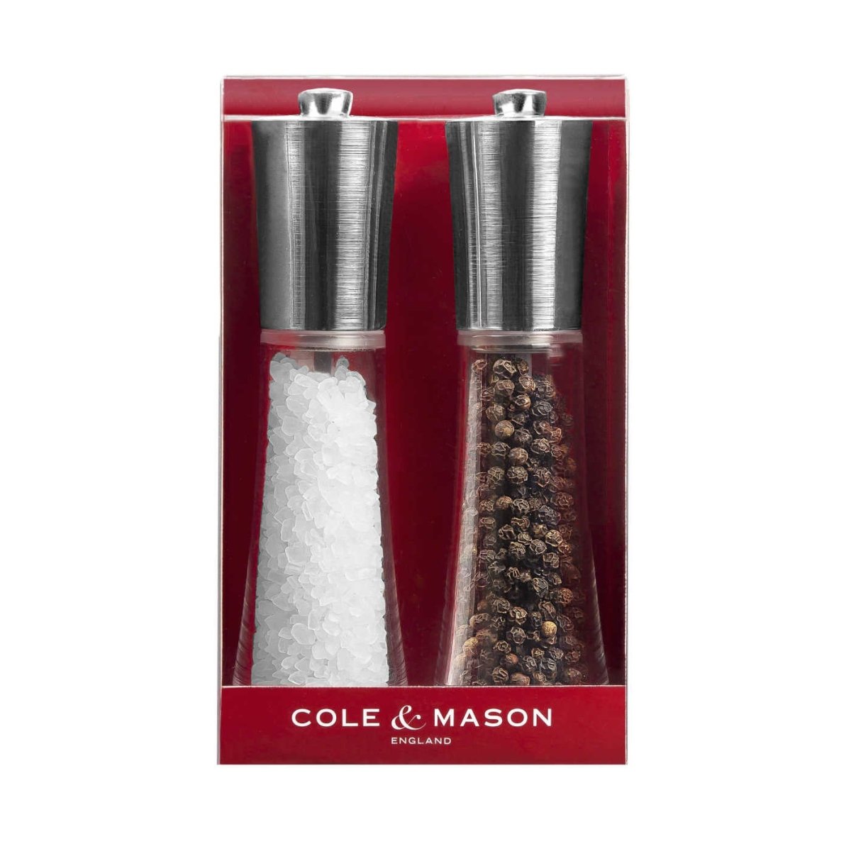 Cole & Mason Salt & Pepper Gift Set Red Style 16.5cm