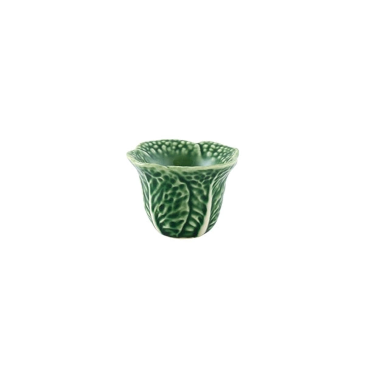 Bordallo Pinheiro Cabbage Egg Cup Green 5cm