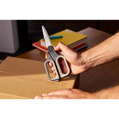 Joseph Joseph PlusCut Scissors with Integrated Box Cutter Grey