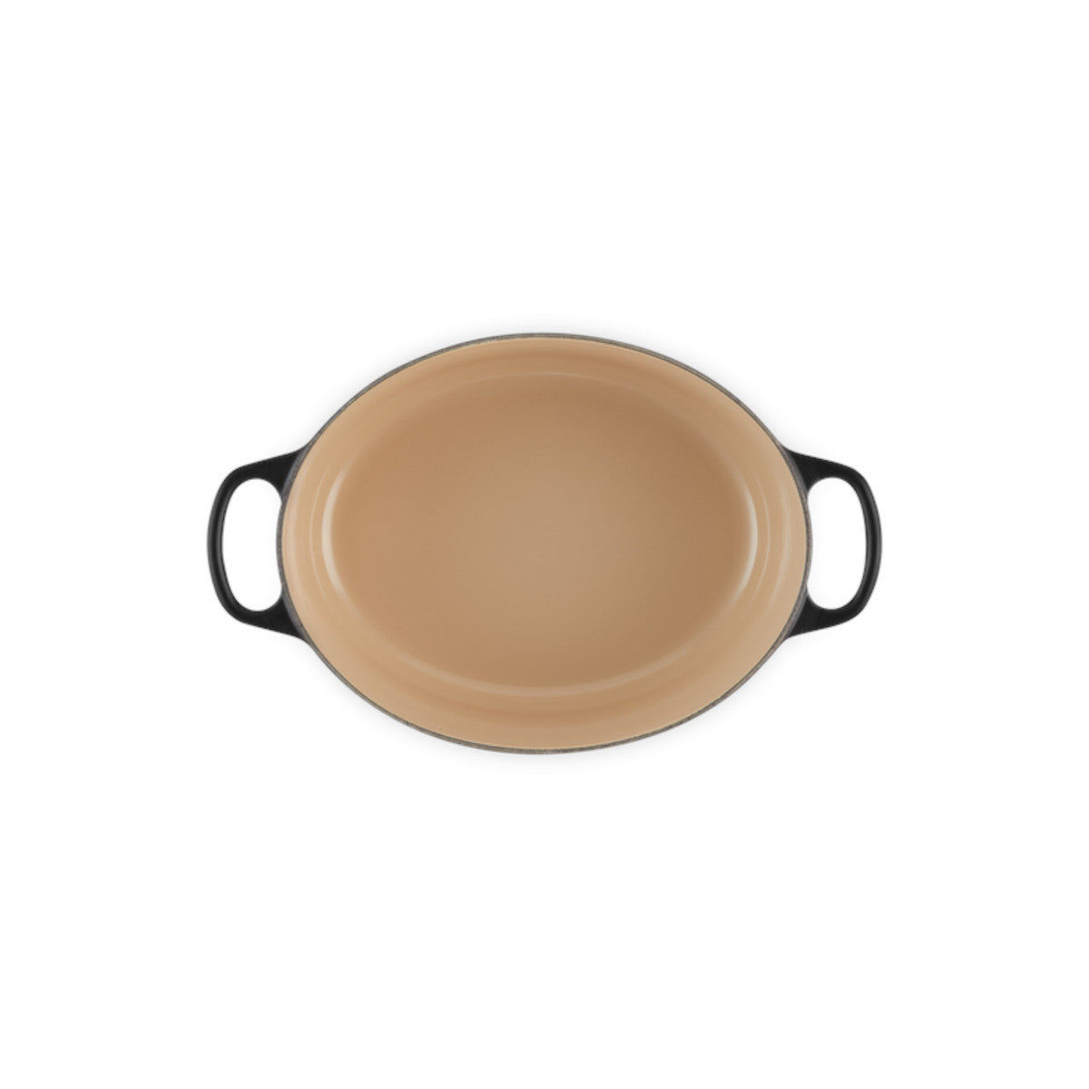 Le Creuset Signature Cast Iron Oval Casserole Satin Black 27cm (4.1L)