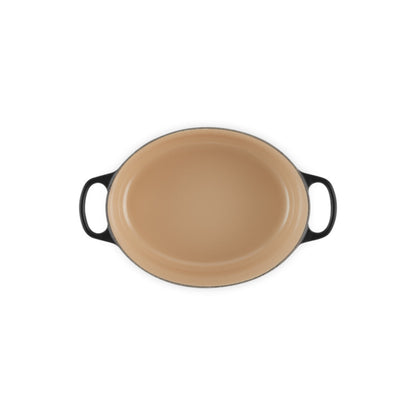 Le Creuset Signature Cast Iron Oval Casserole Satin Black 27cm (4.1L)