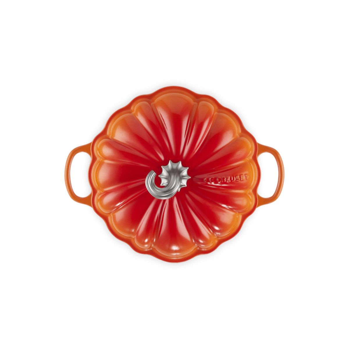 Le Creuset Harvest Cast Iron Pumpkin Casserole Volcanic 24cm
