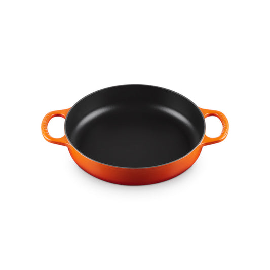 Le Creuset Signature Cast Iron Everyday Pan Volcanic 28cm