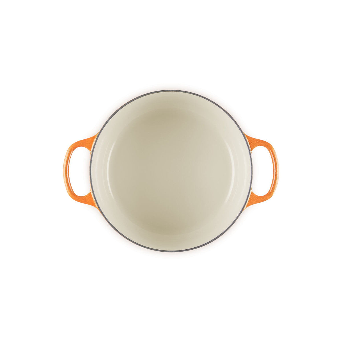 Le Creuset Signature Cast Iron Round Casserole Flamme Dorée 24cm (4.2L)