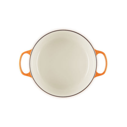 Le Creuset Signature Cast Iron Round Casserole Flamme Dorée 28cm (6.7L)