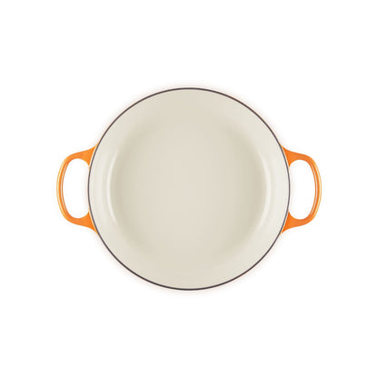Le Creuset Signature Cast Iron Shallow Casserole Flamme Dorée 30cm (3.5L)