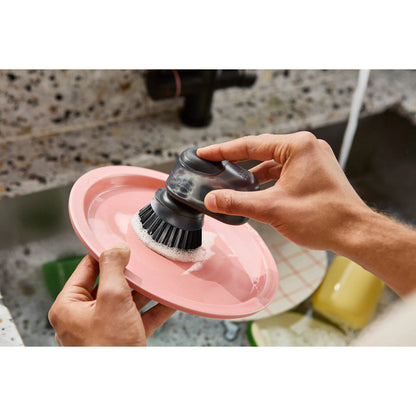 Joseph Joseph SinkTech Compact Soap Dispensing Washing Up Brush with Steel Stand