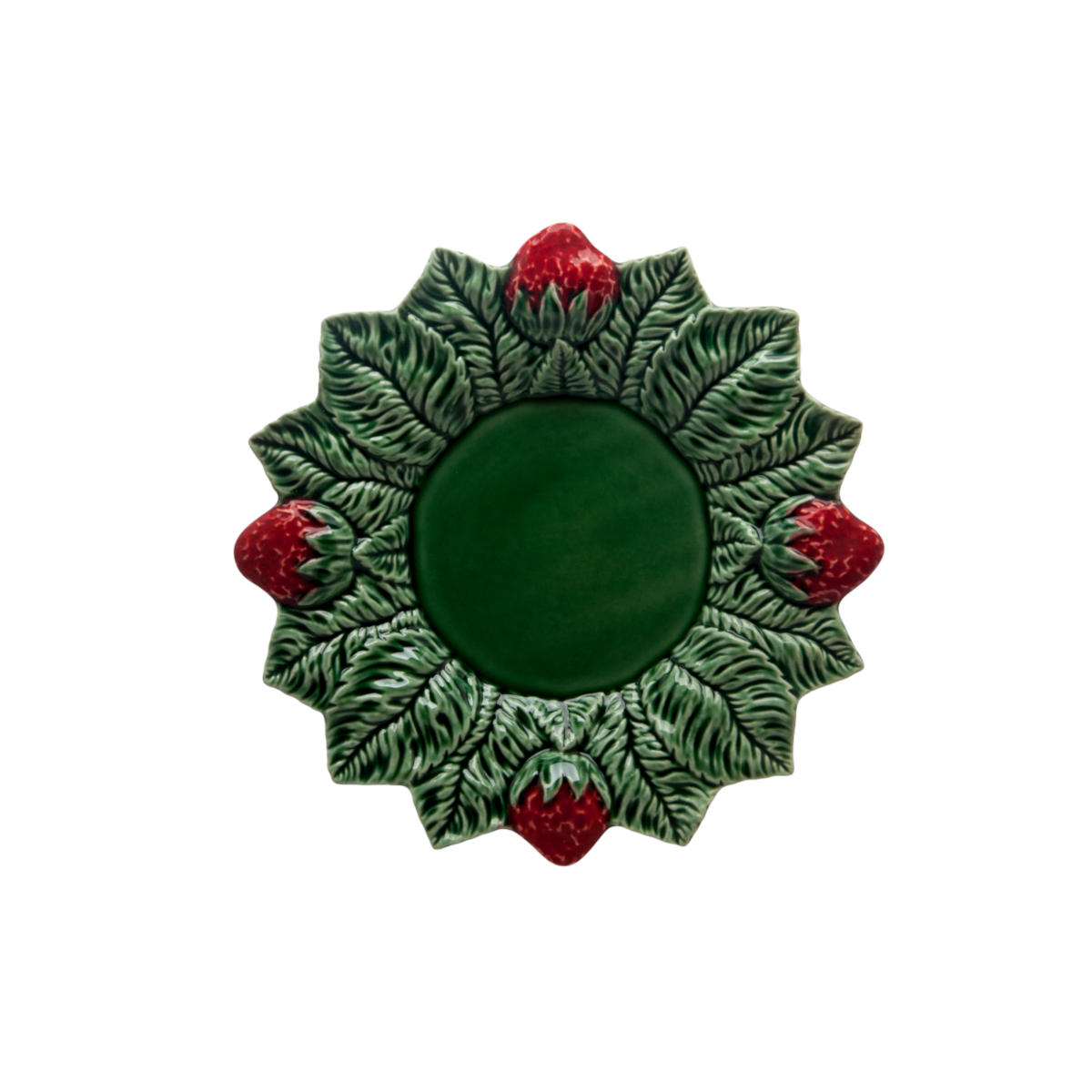 Bordallo Pinheiro Strawberries Dinner Plate 26cm