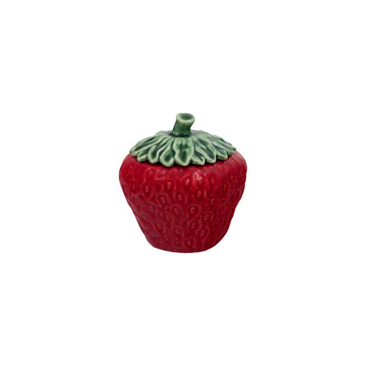 Bordallo Pinheiro Strawberries Tureen Red 450ml
