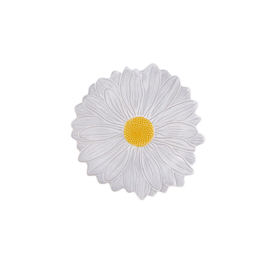 Bordallo Pinheiro Maria Flor Daisy Dessert Plate White 23cm