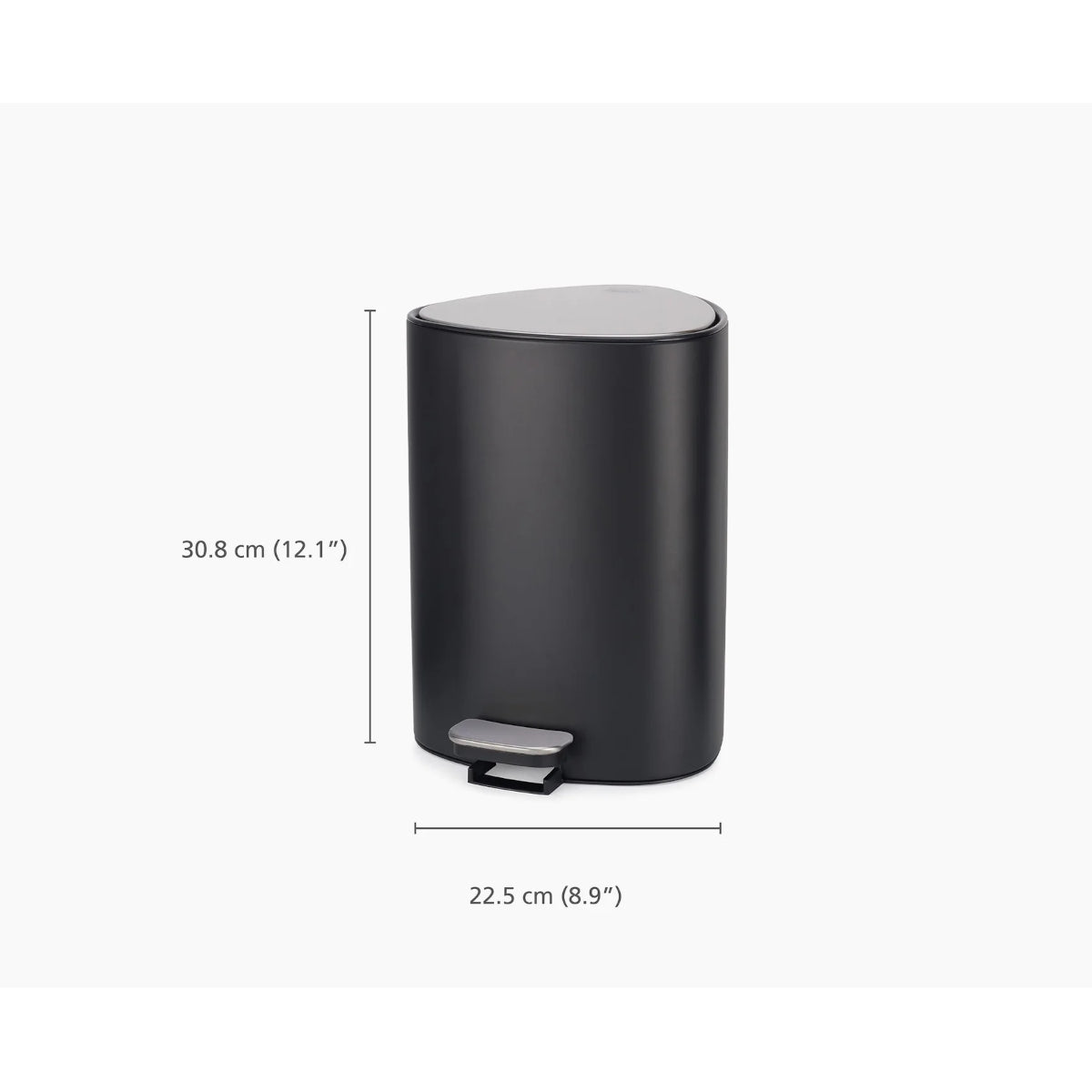 Joseph Joseph EasyStore Pedal Bin Matte Black 5L