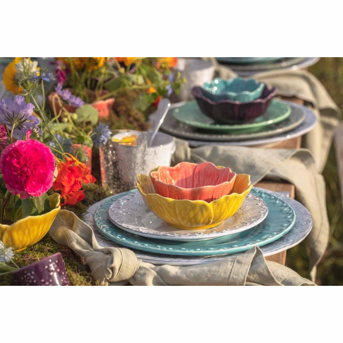 Bordallo Pinheiro Flora Bowl White 12.5cm