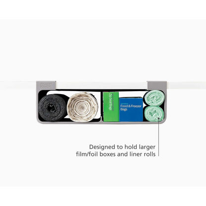 Joseph Joseph CupboardStore Film, Foil & Bag Organiser Grey 11 x 33 x 23cm