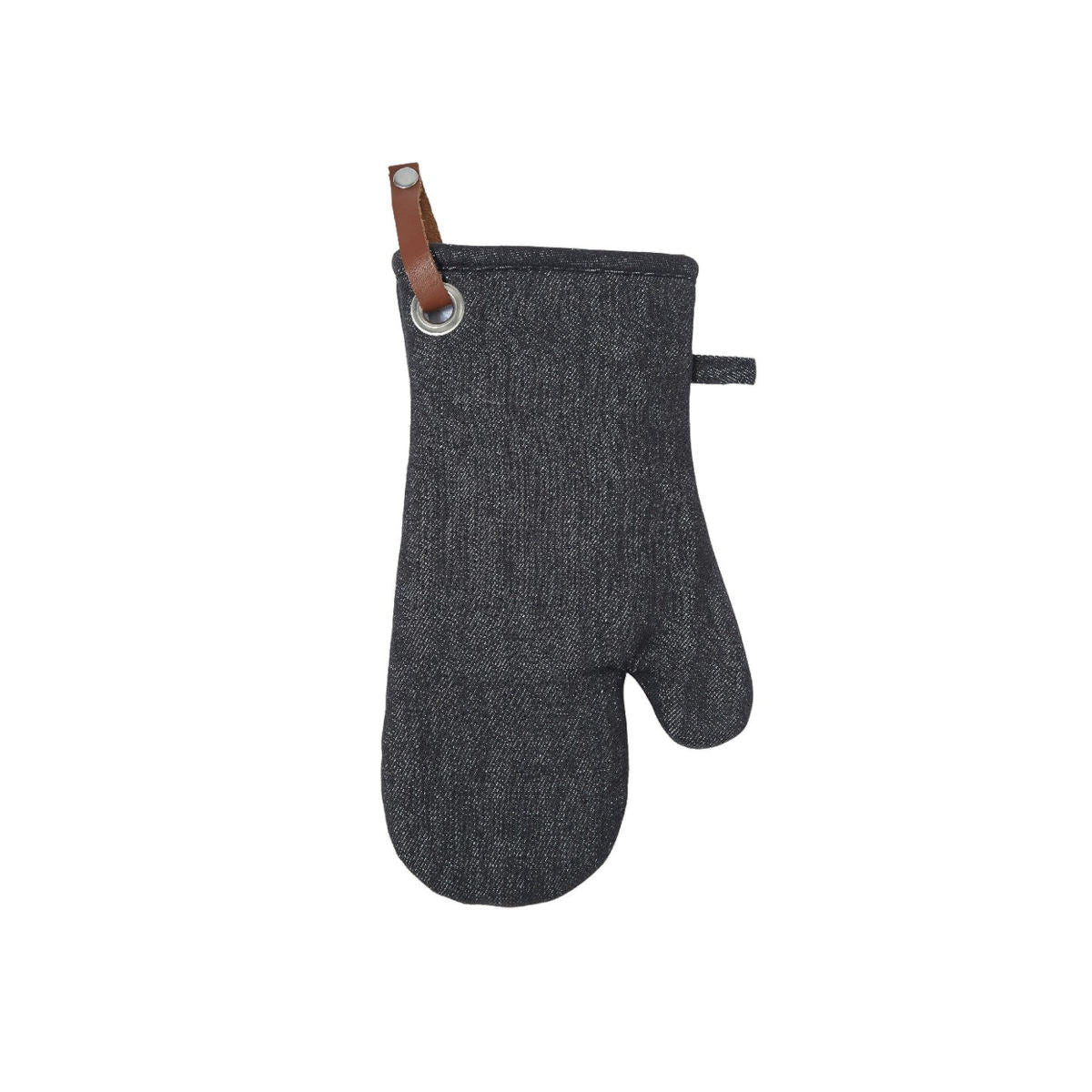 Academy Oven Glove Denim Black
