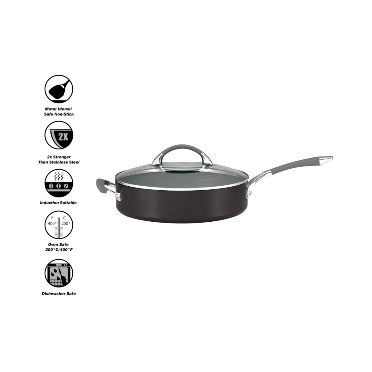 Anolon Endurance+ Nonstick Induction Covered Saute 30cm (4.7L)