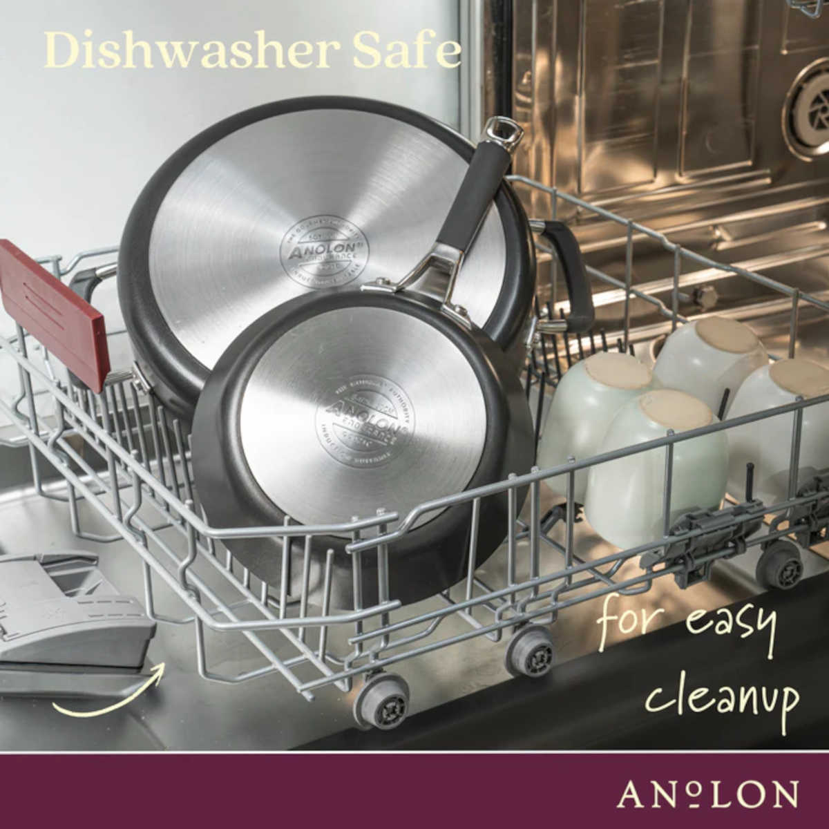 Anolon Endurance+ Nonstick Induction Saucepan 20cm (3.8L)