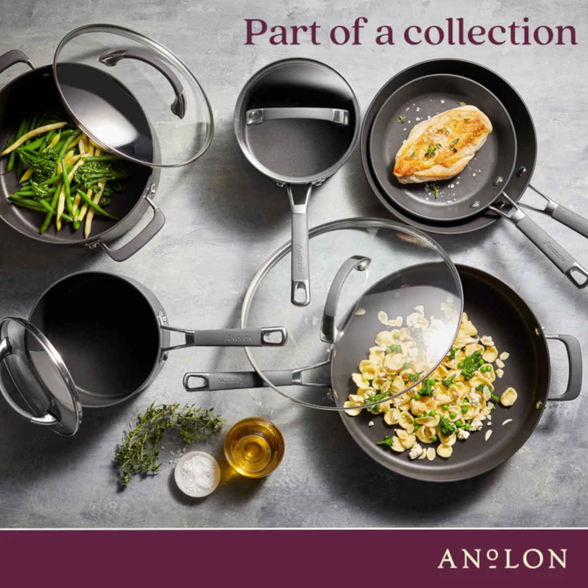Anolon Endurance+ Nonstick Induction Saucepan 20cm (3.8L)