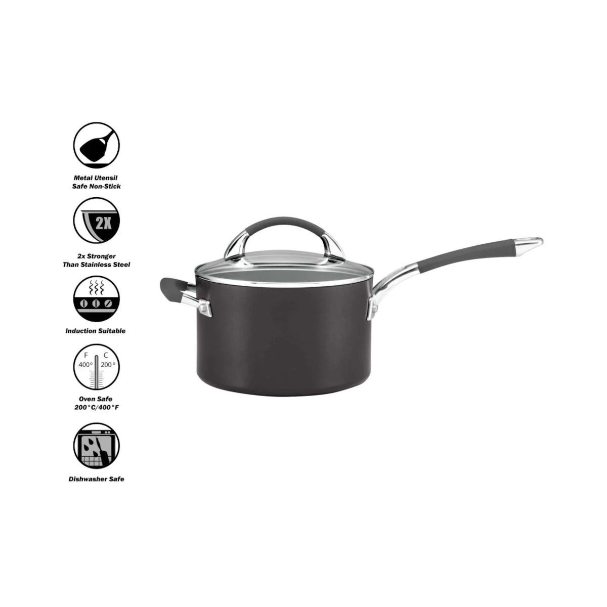Anolon Endurance+ Nonstick Induction Saucepan 20cm (3.8L)