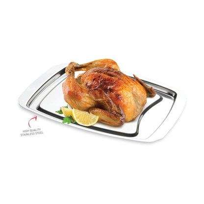 Avanti Carving Tray with Spikes Stainless Steel