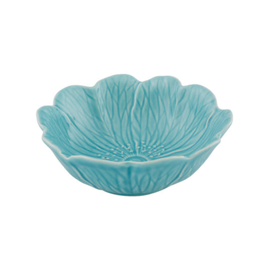 Bordallo Pinheiro Flora Bowl Blue 17cm