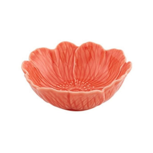 Bordallo Pinheiro Flora Bowl Salmon 17cm