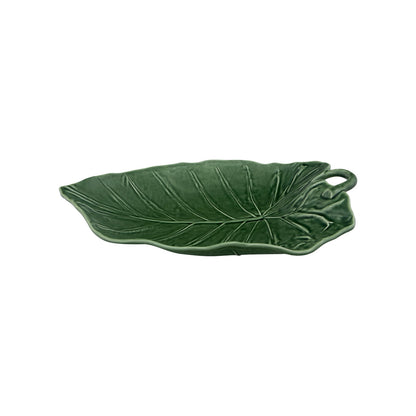 Bordallo Pinheiro Monstera Leaf Platter Green 42cm