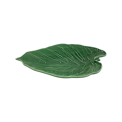 Bordallo Pinheiro Monstera Leaf Platter Green 43cm