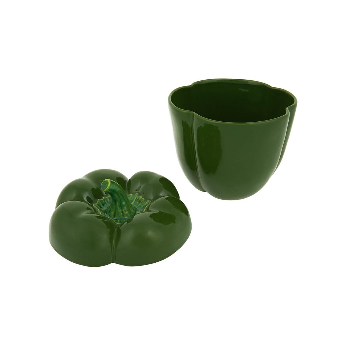 Bordallo Pinheiro Pepper Box Green 12.5cm