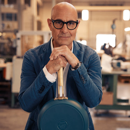 GreenPan™ Stanley Tucci™ Ceramic Nonstick Frypan Set Venetian Teal 20 & 26cm